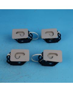 Audi A6 4F C6 Avant Halteöse SET links rechts 4F9861736B Dachhimmel SILBER OS