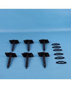 Audi A6 4F C6 3.0 TDI SET Injektoren 059130277AB Einspritzdüsen Original Pi