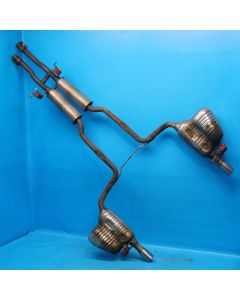 Audi A6 4F C6 3.2 FSI Quattro Auspuff Abgasanlage Endrohre 4F0253409D Orig. PE