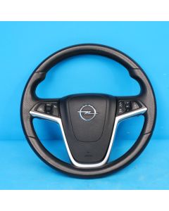 Opel Insignia A Multifunktionslenkrad 13316547 Lenkrad 3-Speichen Leder Orig. OR