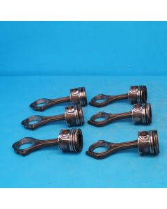 Audi A6 4F C6 3.0 TDI SET Kolben 059107065BJ Pleuelstange ASB BMK BNG Orig. MW