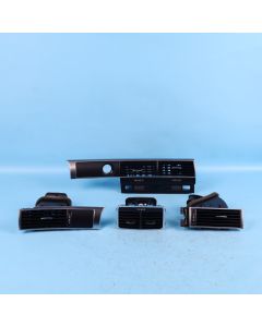Audi A6 4F C6 Luftdüsen Komplettsatz 4F1820951F Luftströmer SCHWARZ Original PO