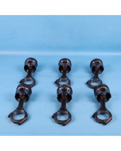 Audi A6 4F C6 3.0 TDI SET Kolben 059107065BJ Pleuelstange ASB BMK BNG Orig. OK