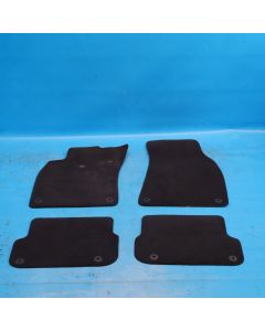 Audi A6 4F C6 Fußmatten SET schwarz hinten vorne Innenraumteppich Velours Pi