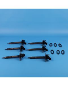 Audi A6 4F C6 3.0 TDI SET Injektoren 059130277AB Einspritzdüsen Original PB