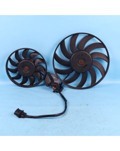 Audi A6 4F C6 3.2 FSI Steuergerät Kühlerlüfter 4F0959501C Lüftermotor Orig. PE