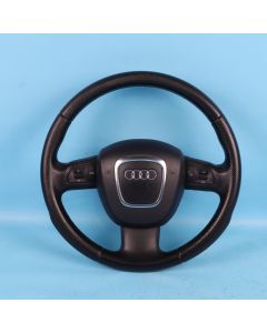 Audi A6 4F Multifunktionslenkrad 3-Speichen 4F0419091DF Lenkrad SCHWARZ Orig. PO
