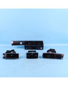 Audi A6 4F C6 Luftdüsen Komplettsatz 4F1820951F Luftströmer SCHWARZ Original PS