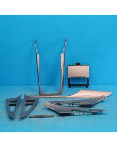 Audi A6 4G C7 Dekorleisten 4G0864261 Zierleisten Türleisten SILBER FLEX Orig. PN