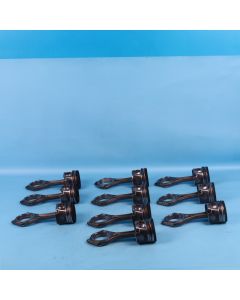 VW Phaeton 3D 5.0 TDI V10 Kolben SET 10x Motorkolben Pleuelstange AJS Original