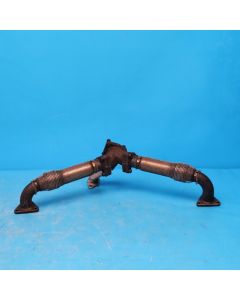 Audi A6 4F C6 3.0 TDI Rohrkrümmer Turbolader 059131799H Abgaskrümmer Original PG