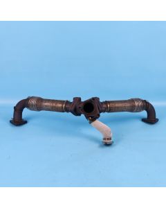 Audi A6 4F C6 3.0 TDI Rohrkrümmer Turbolader 059131799H Abgaskrümmer Original PJ