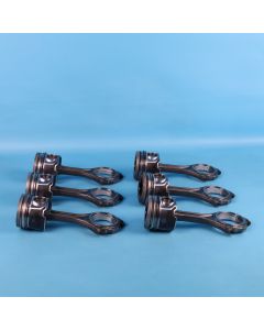 Audi A6 4F C6 3.0 TDI SET Kolben 059107065BJ Pleuelstange ASB BMK BNG Orig. PG