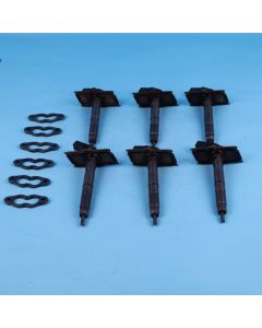 Audi A6 4F C6 2.7 TDI SET Injektoren 059130277AC Einspritzdüsen BPP Original OM