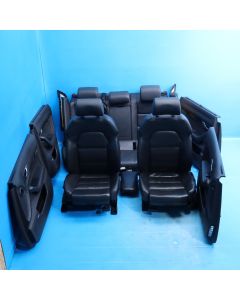 Audi A6 4F C6 Avant Lederausstattung Sportsitze Manuell SCHWARZ Original PK