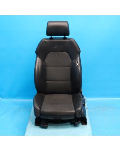 Audi A6 4F Sitz vorne links 8E0881105BS Fahrersitz Manuell Teilleder SCHWARZ Pi