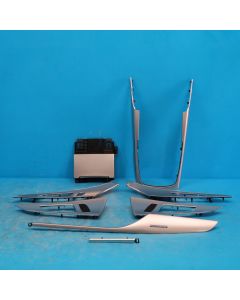 Audi A6 4G C7 Dekorleisten 4G0864261 Zierleisten Türleisten ALUMINIUM Orig. PM