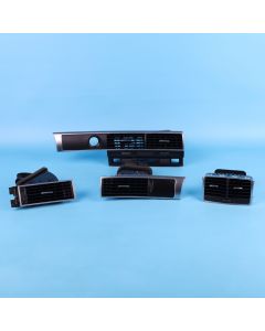 Audi A6 4F C6 Luftdüsen Komplettsatz 4F1820951G Luftströmer SCHWARZ Original PC