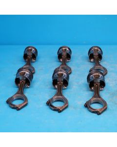 Audi A6 4F C6 3.0 TDI SET Kolben 059107065BJ Pleuelstange ASB BMK BNG Orig. PF