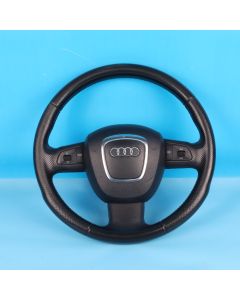 Audi A6 4F Multifunktionslenkrad 3-Speichen 4F0419091DF Lenkrad SCHWARZ Orig. OL