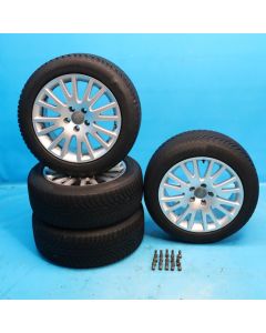 Audi A6 4F Kompletträder 17 Zoll 4F0601025AK Alufelgen Winterreifen 7,5Jx17 ET45
