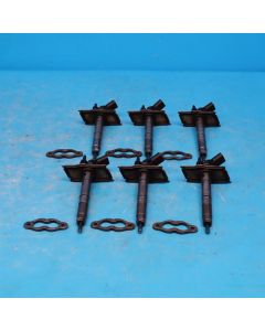 Audi A6 4F C6 3.0 TDI SET Injektoren 059130277AH Einspritzdüsen ASB Original PF