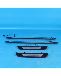 Audi A6 4G C7 Einstiegsleisten beleuchtet SET 4G0947405G Zierleisten Original NX