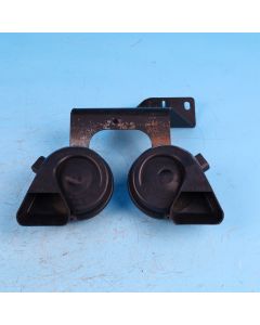 Audi A6 4F C6 Hupe 4F0951221 4F0951223 Signalhorn Tiefton Hochton Original PB