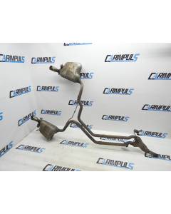 Audi A6 4F 3.0 TDI Frontantrieb Auspuff Abgasanlage Endrohre 4F0253612AA Orig MC