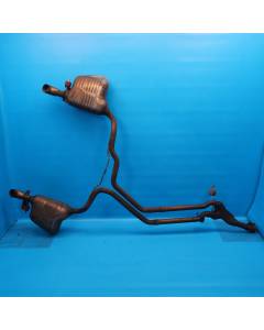 Audi A6 4F C6 2.7 TDI Frontantrieb Auspuff Abgasanlage Endrohre 4F0253409F Orig.