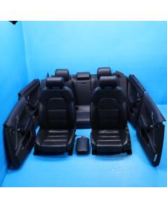 Audi A6 4F C6 Avant Lederausstattung Sportsitze Memory SCHWARZ Original OP