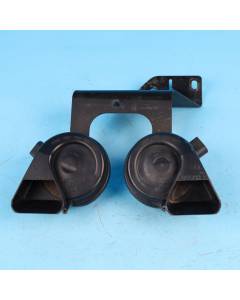 Audi A6 4F C6 Hupe 4F0951221 4F0951223 Signalhorn Tiefton Hochton Original OP