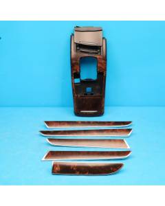 Audi A6 4F C6 Dekorleisten 4F1864261 Türleisten NUSSBAUM MATT Original OM
