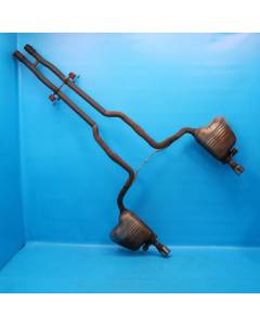 Audi A6 4F C6 4.2 FSI Quattro Auspuff Abgasanlage Endrohre 4F0253409 Original NW